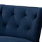 Baxton Studio Harmon Modern Navy Blue Velvet Fabric and Walnut Brown Finished Wood Accent Chair 186-11686-Zoro - alternate 8